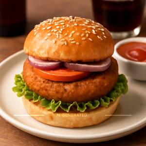 Aloo tikki burger