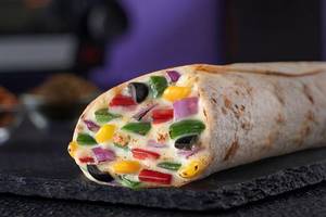 Cheesy Baked Veggie Pizza Wrap
