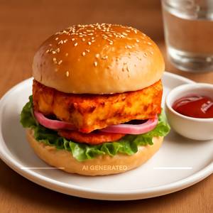 Paneer Tikka Burger