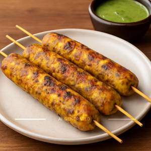Corn Cheese Seekh Kebab