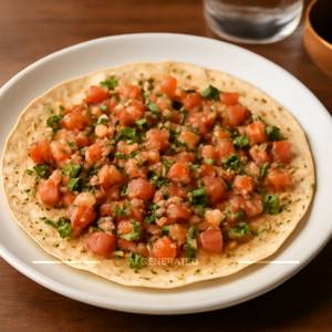 Roasted Masala Papad