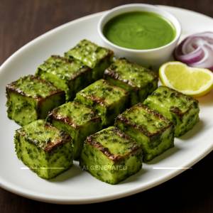 Hariyali Paneer Tikka (8 Pcs)