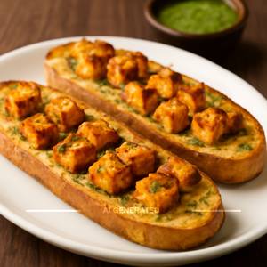 Paneer Tikka Garlic Bread (Pack of 2)                       