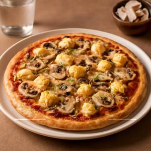Mushroom paneer pizza [8 inches]