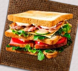 Veg Club Cheese Sandwich