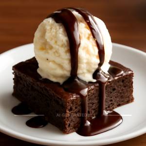 Brownie With Icecream