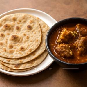 Chapathi With Mutton Curry