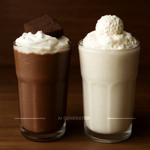 Nutella Brownie Thick Shake 250 Ml + Rafello Thick Shake
