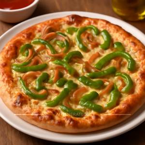 Onion capsicum pizza
