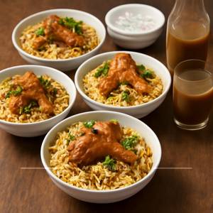 Hyderabadi Chicken Biryani (Pack of 4)                            