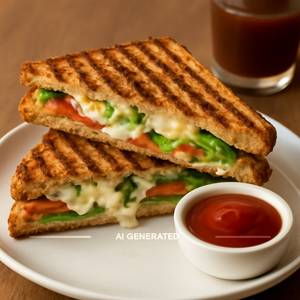 Veg Cheese Grilled Sandwich