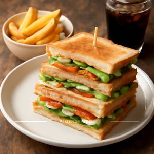 Veg Club Sandwich