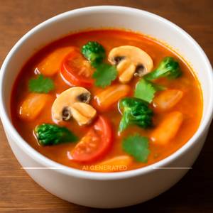 Tom yum soup veg