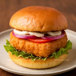 Crunchy Paneer Burger