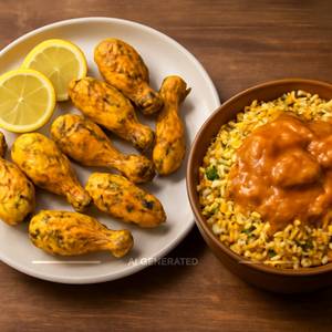 Lemon Chicken 6 Pcs + Butter Chicken Biryani