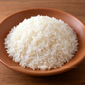 Plain rice half