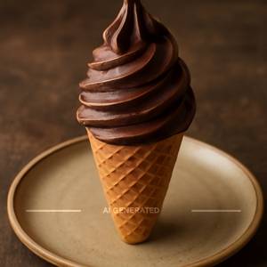 Chitale Chocolate Ice Cream Cone