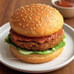 Schezwan burger