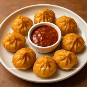 Fried Momos (8 Pcs)