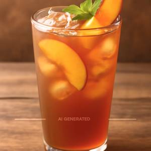 Peach ice tea