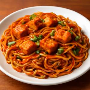 Paneer schezwan noodle