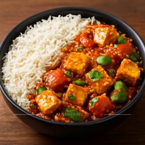 Kadhai paneer rice bowl