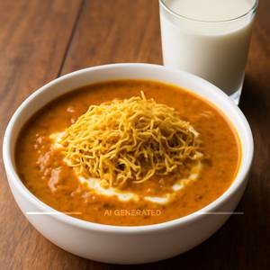 Sev Bhaji (milk)