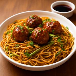 Veg Manchurian Noodles