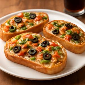 Veggies Garlic Bread
