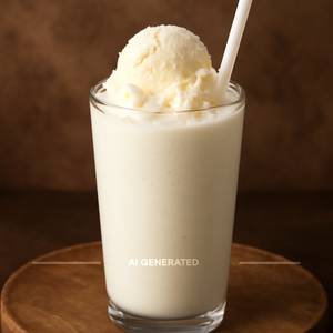 Vanilla Shake With Vanilla Ice Cream