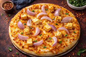 Classic Paneer And Onion Pizza
