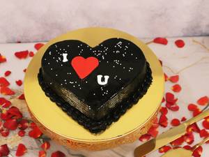 Choco Truffle Valentine's Cake