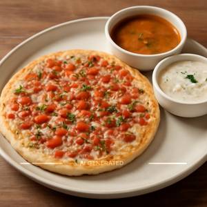 Onion Tomato Uttapam