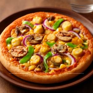 8" Deluxe Veggie Pizza