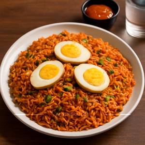 Egg Schezwan Rice