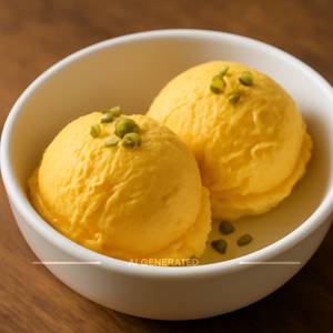 Mango Ice Cream (2 Scoops)