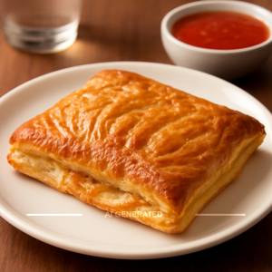 Schezwan cheese puff