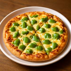 Capsicum cheese pizza