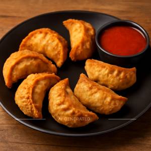 Veg Fried Momos ( 6 pcs)