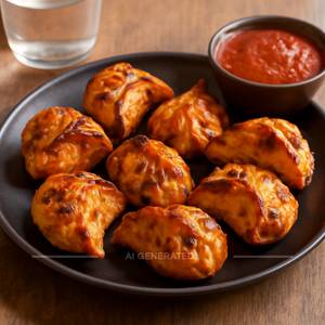 Paneer Tandoori Momos( 6 pcs)