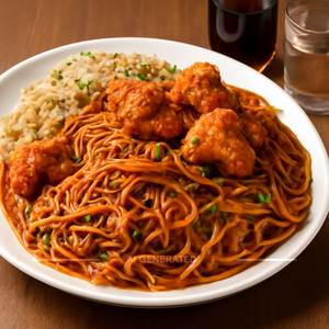 Chicken Triple Schezwan Noodles