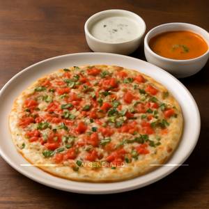 Onion Tomato Mix Uttappam