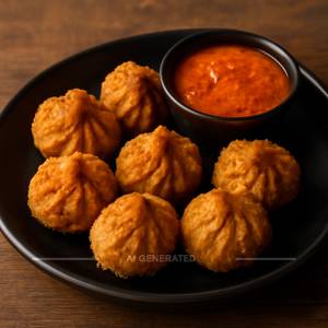 Chicken Kurkure Momos [6 Pieces]