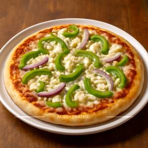 Capsicum Onion Cheese Pizza