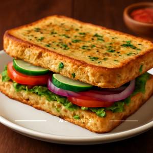 Garlic Bread Sandwich