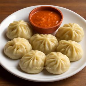 Veg Momos (6 Pcs)