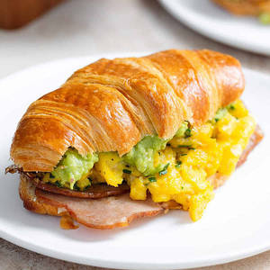 Avocado Poach And Pam Crossiant