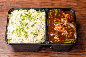 Fried Rice+ Chilli Chicken(3 Pcs)+ Raitha Meal