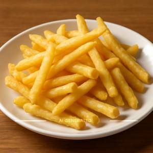 Plain salted fries