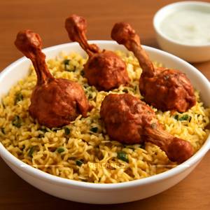 Chicken Lollipop Biryani (4 Pcs.)